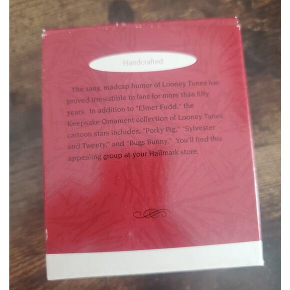 🆓 FREE Hallmark Looney Tunes Elmer Fudd Keepsake Ornament 1993 Christmas Santa - Picture 3 of 14